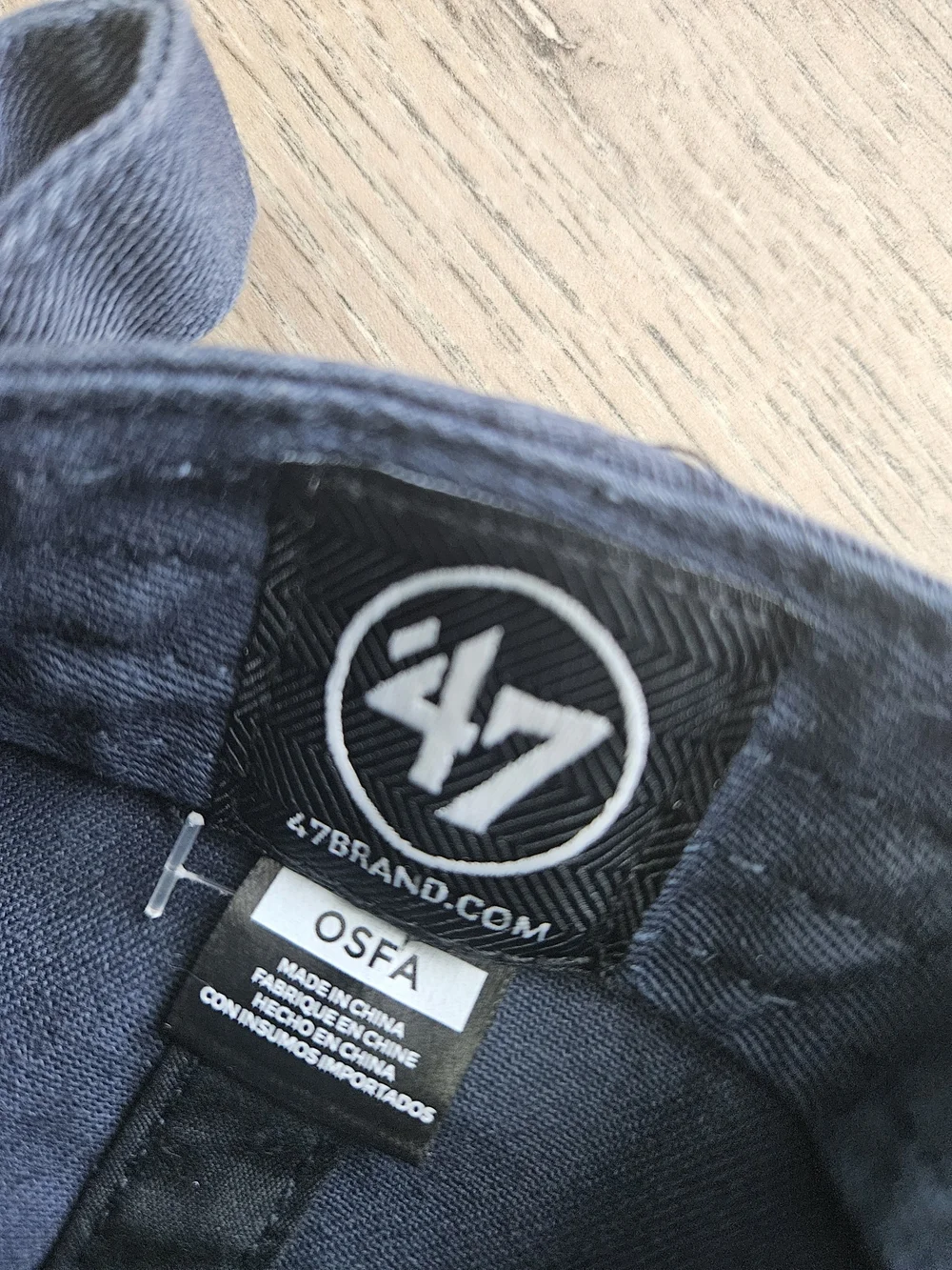 Womens 47 Brand Navy Baseball Cap with White Logo